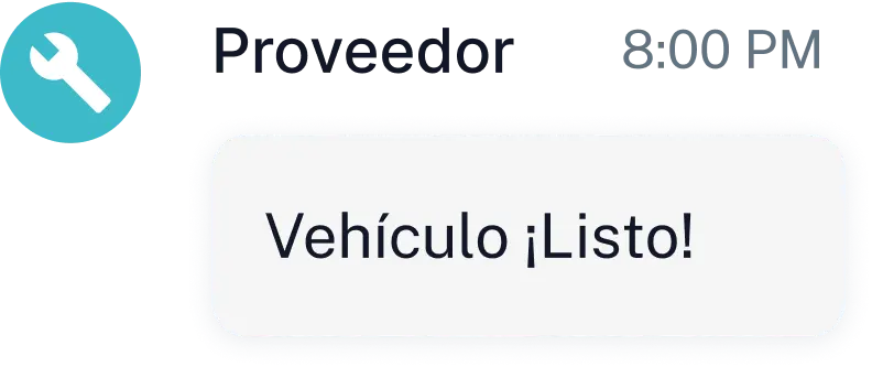 Vehículo Listo